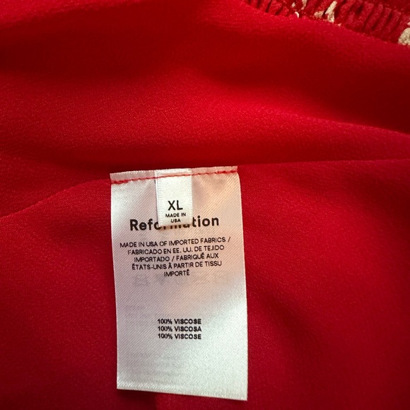 Reformation Floral Midi Dress, Size XL - Picture 6 of 8